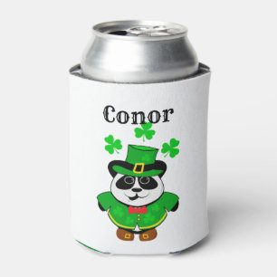 Rafraîchisseur Pour Canette Saint Patrick's Day Cute Panda Bear Personnalisé