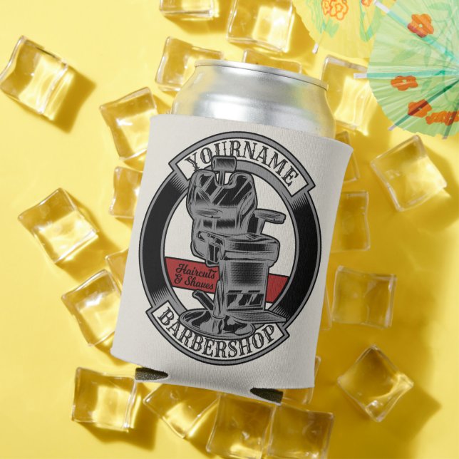 Rafraîchisseur Pour Canette Salon de coiffeur Retro Personnalisé (Été in situ)