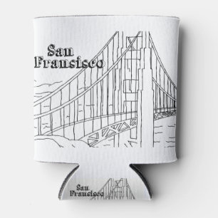 Rafraîchisseur Pour Canette San Fran Golden Gate Bridge California Art Design