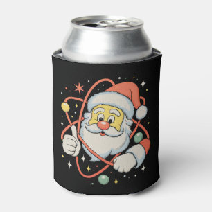 Rafraîchisseur Pour Canette Santa Atome Noël Science Xmas Vacances