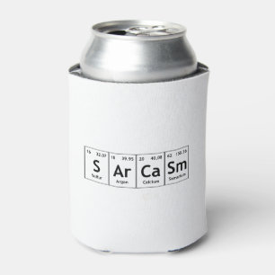 Rafraîchisseur Pour Canette SArCaSm Éléments de tableau périodique Chimie des