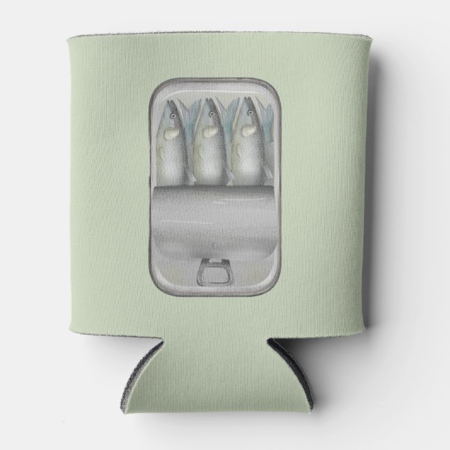 Rafraîchisseur Pour Canette Sardines dans une boîte (Devant)