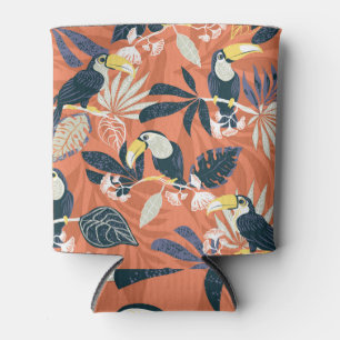 Rafraîchisseur Pour Canette Scène Exotique Toucan Jungle