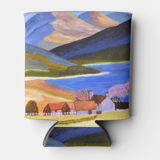 Rafraîchisseur Pour Canette Scottish Highlands peut refroidir (Devant)