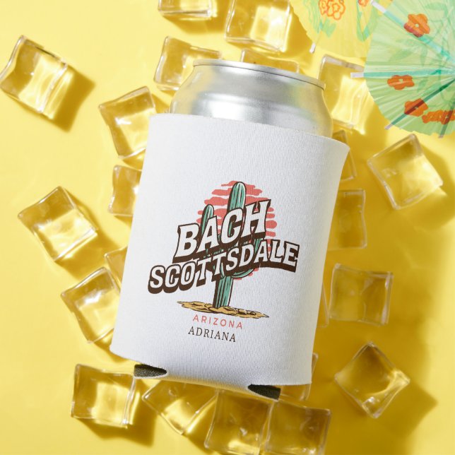 Rafraîchisseur Pour Canette scottsdale bachelorette party cactus desert (Été in situ)