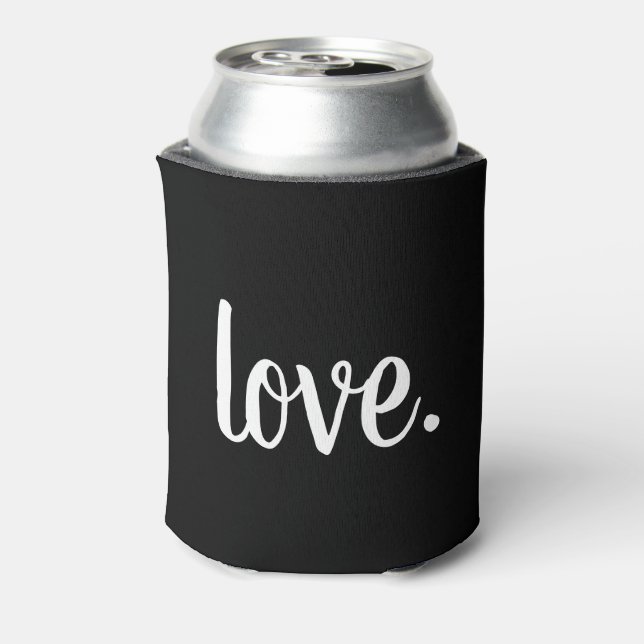 Rafraîchisseur Pour Canette script chic LOVE. | (Can Dos)