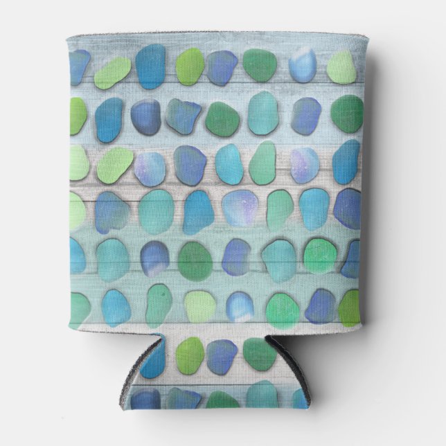 Rafraîchisseur Pour Canette Sea Glass and Driftwood (Devant)