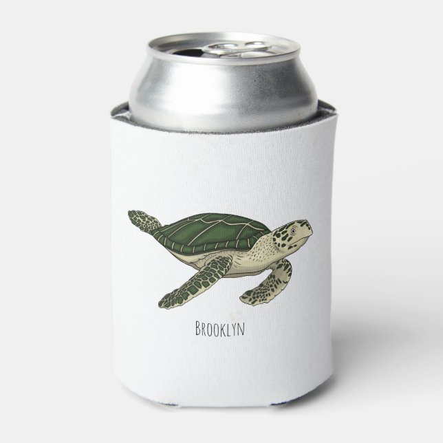 Rafraîchisseur Pour Canette Sea turtle cartoon (Can devant)