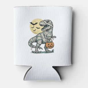 Rafraîchisseur Pour Canette Seau à bonbons T-Rex momie Halloween Vecteur vinta