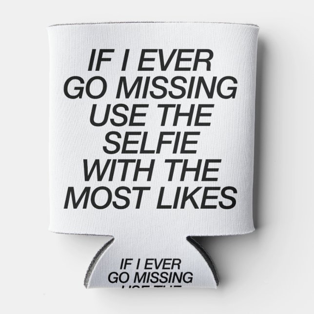 Rafraîchisseur Pour Canette Selfie avec le plus d'amour (Devant)