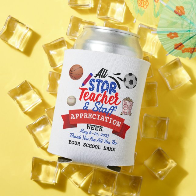 Rafraîchisseur Pour Canette Semaine d'appréciation de l'enseignant Toutes les  (Été in situ)