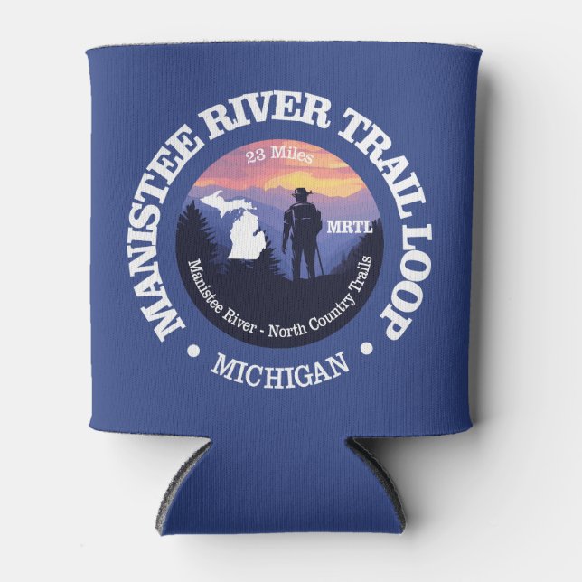 Rafraîchisseur Pour Canette Sentier de boucle de la rivière Manistee (rd2) (Devant)