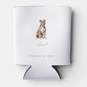 Rafraîchisseur Pour Canette Serviettes de mariage personnalisées pour animaux 
