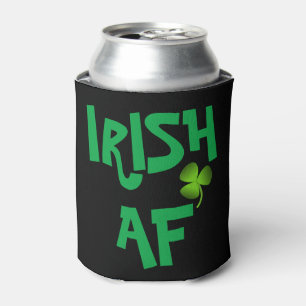 Rafraîchisseur Pour Canette Shamrock AF irlandais personnalisé Noir Can Cooler