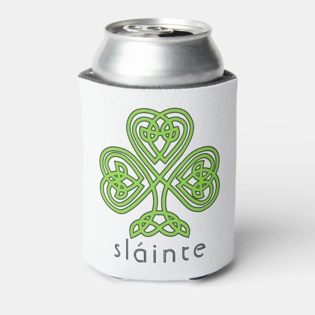 Rafraîchisseur Pour Canette Shamrock celtique Green Slainte Saint Patrick (Can Dos)