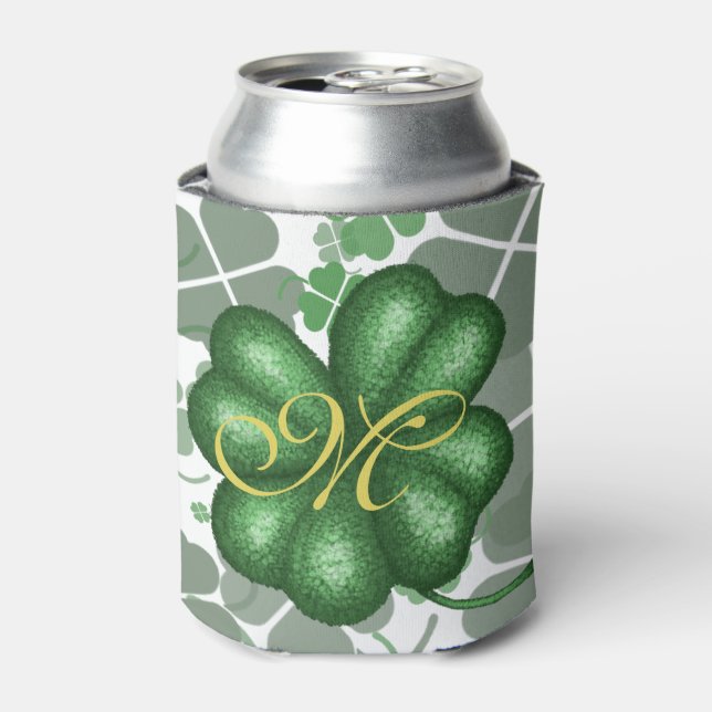 Rafraîchisseur Pour Canette Shamrock monogramme (Can devant)