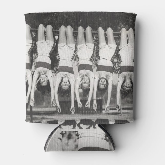 Rafraîchisseur Pour Canette Showgirls sur les bars à singes, design ludique. (Devant)