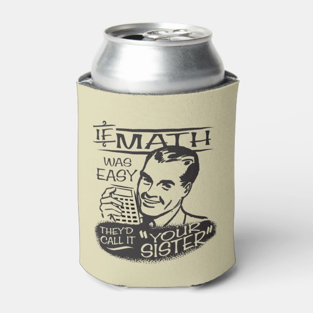 Rafraîchisseur Pour Canette Si les maths étaient faciles (Can devant)