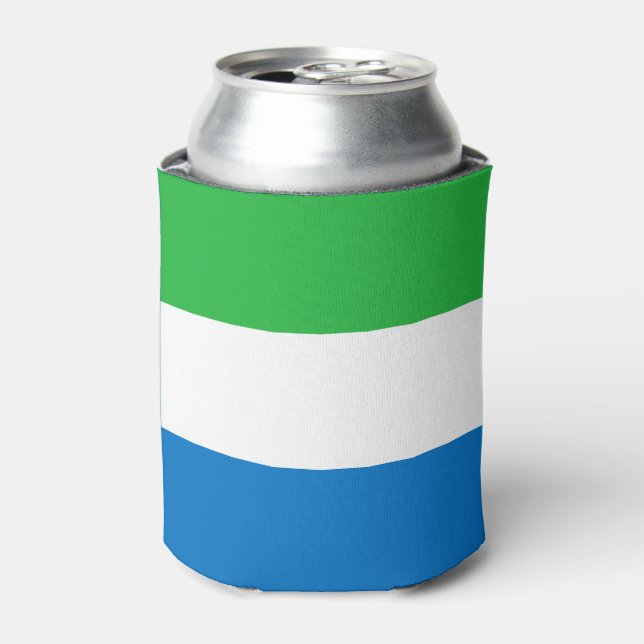 Rafraîchisseur Pour Canette Sierra Leone Flag (Can devant)