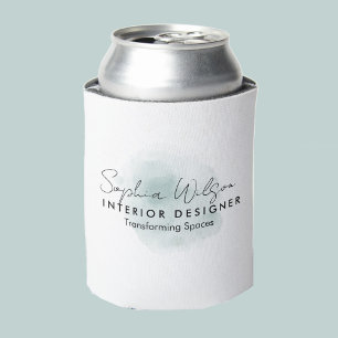 Rafraîchisseur Pour Canette Signature Elégante Professionnelle Aquarelle