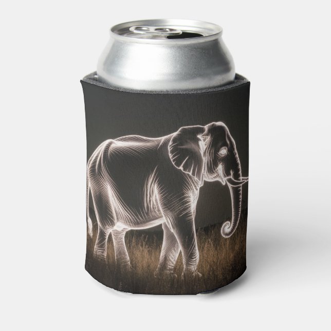 Rafraîchisseur Pour Canette Silhouette d'éléphant lumineux (Can Dos)