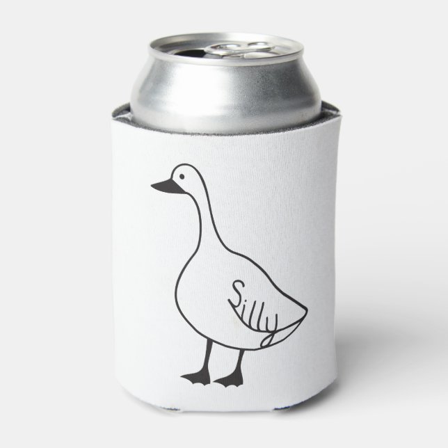 Rafraîchisseur Pour Canette Silly Goose Can Cooler Titulaire pour un cadeau dr (Can devant)