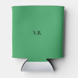 Rafraîchisseur Pour Canette Simple couleur unie ajouter nom texte monogramme 