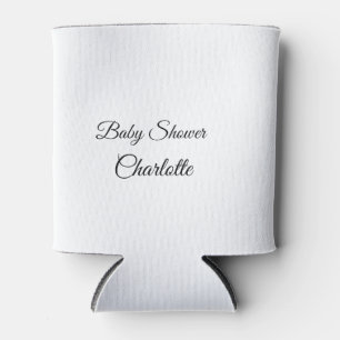 Rafraîchisseur Pour Canette SIMPLE MINIMAL.CUTIE AJOUTER NOM BÉBÉ Baby shower 