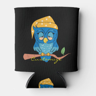 Rafraîchisseur Pour Canette Sleepy Owl Thunder_Cove