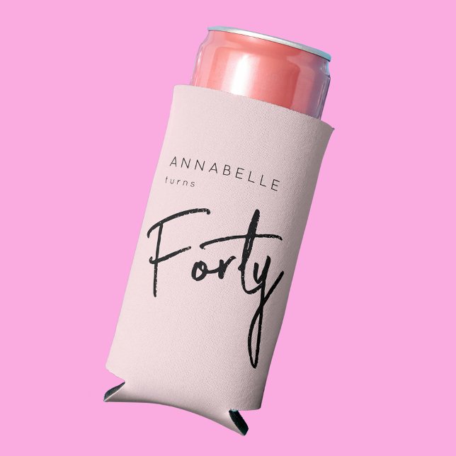 Rafraîchisseur Pour Canette Slim 40ème Quarante Quarantième anniversaire (Créateur téléchargé)