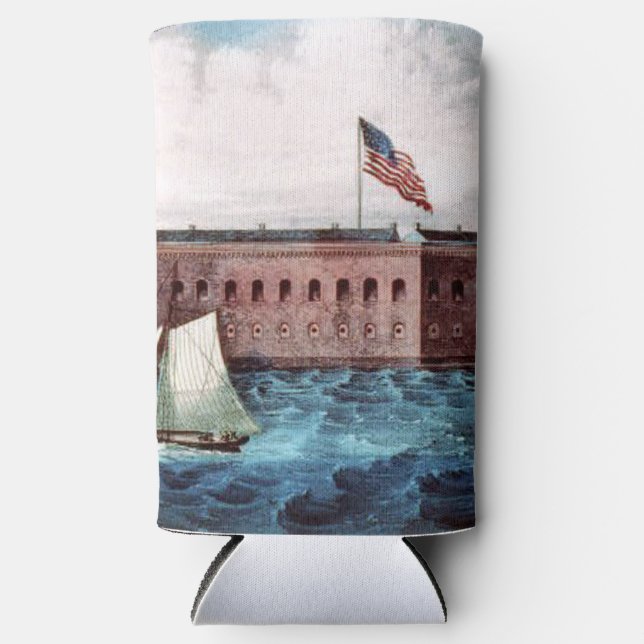 Rafraîchisseur Pour Canette Slim ABH Fort Sumter (Recto)