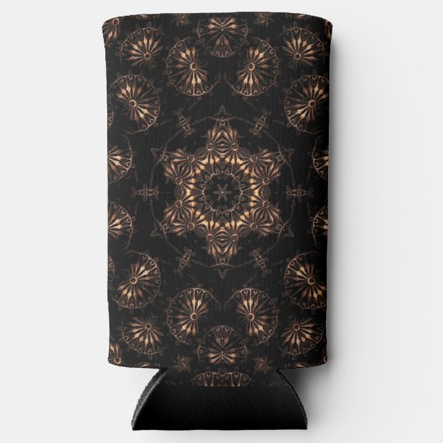 Rafraîchisseur Pour Canette Slim Âge de bronze Mandala (Recto)