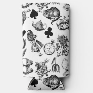 Rafraîchisseur Pour Canette Slim Alice White Rabbit Wonderland Classic