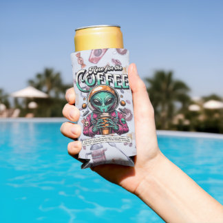 Rafraîchisseur Pour Canette Slim Alien ici pour le café