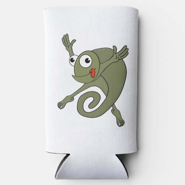 Rafraîchisseur Pour Canette Slim Awesome Chameleon (Recto)