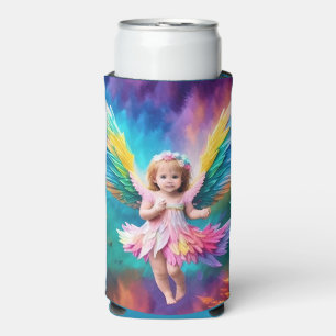 Rafraîchisseur Pour Canette Slim Bébé Bébé Ange ailes Art-38424