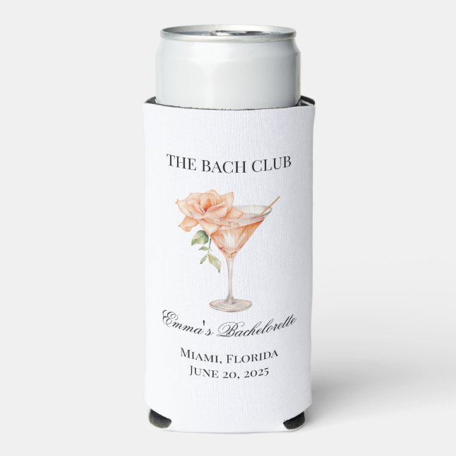 Rafraîchisseur Pour Canette Slim Blush Cocktail pour un mariage sur mesure Robe de  (Seltzer Recto)