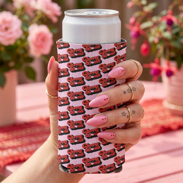 Rafraîchisseur Pour Canette Slim Bombe Cerise (Créateur téléchargé)
