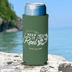 Rafraîchisseur Pour Canette Slim Cadeau de Fête des Pères pour la pêche Keep It Ree