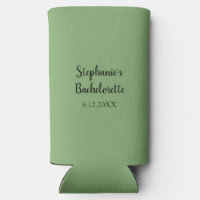 Cadeau de témoin de mariage moderne vert sauge