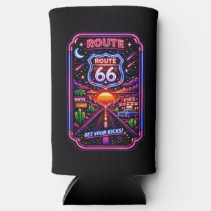 Rafraîchisseur Pour Canette Slim Cadeau de voyage de vacances rétro de diner de mot