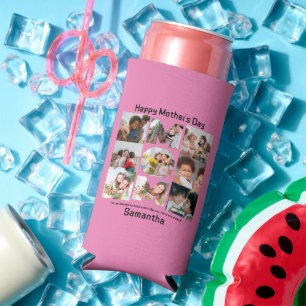 Rafraîchisseur Pour Canette Slim Cadeau personnalisé pour maman mère Fête 9 Photo C