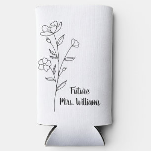 Rafraîchisseur Pour Canette Slim Cadeaux personnalisés de Mme pour la future mariée