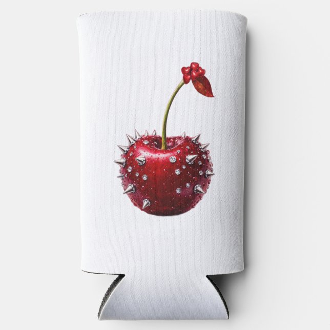 Rafraîchisseur Pour Canette Slim Cherry Rock Style Stainless Steel Flask (Recto)