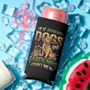 Rafraîchisseur Pour Canette Slim Chien de jardin si cela implique des chiens et du