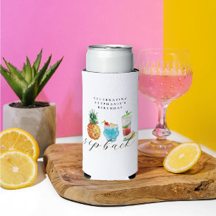 Rafraîchisseur Pour Canette Slim Cocktails de fruits à siroter l'été pour fête d'an
