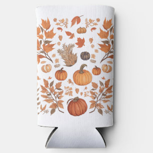 Rafraîchisseur Pour Canette Slim Conception motif d'automne