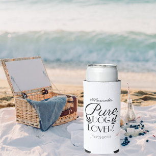 Rafraîchisseur Pour Canette Slim Conception personnalisée de l'Amoureux des chiens