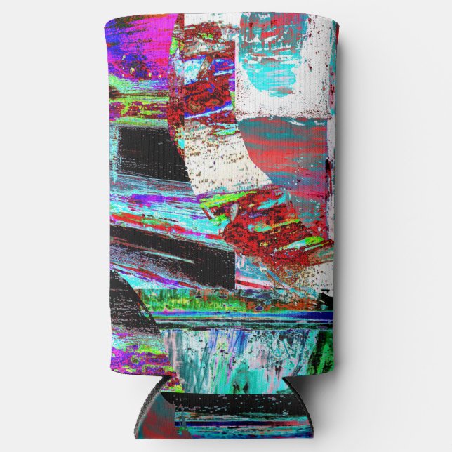 Rafraîchisseur Pour Canette Slim Cooler – Neon Pulse (Recto)