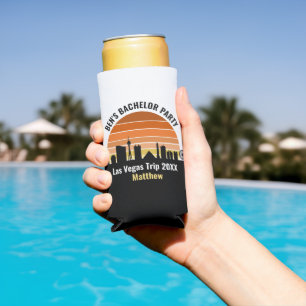 Rafraîchisseur Pour Canette Slim Coucher de soleil sur le Strip de Las Vegas, vacan